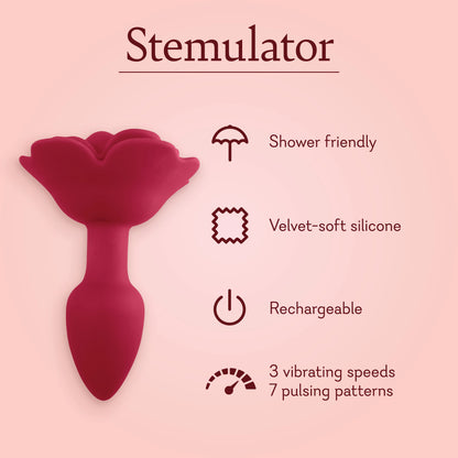 Stemulator Anal Rose- Juguete Anal