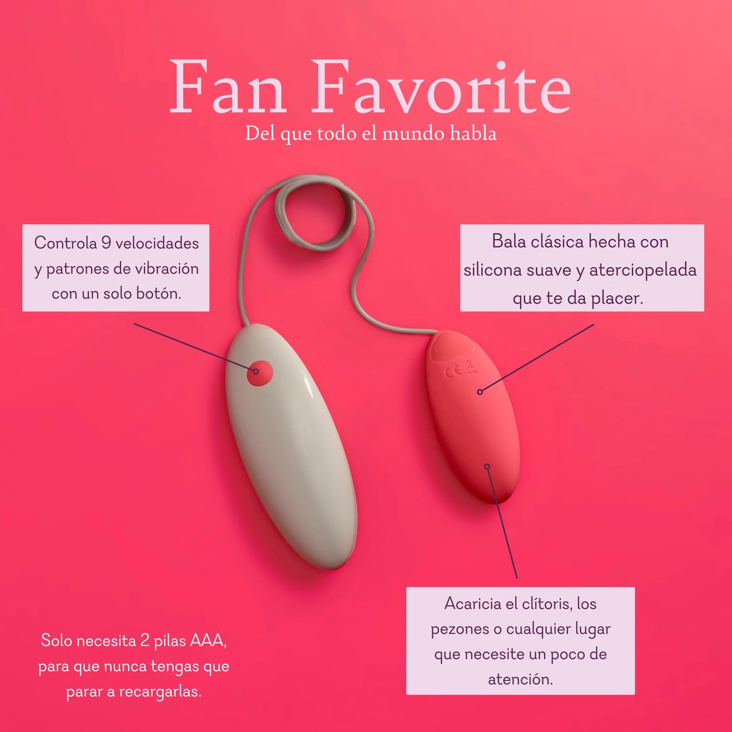 Fan favorite- Vibrador de bala