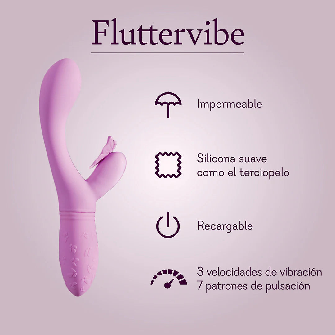 Fluttervibe – Vibrador de Doble Acción para el Punto G y Clítoris