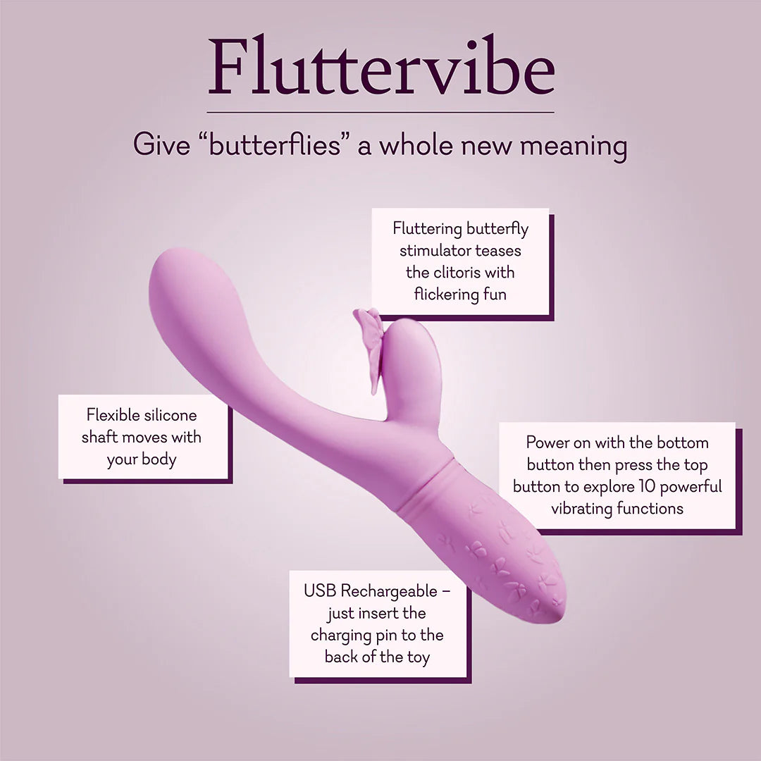 Fluttervibe – Vibrador de Doble Acción para el Punto G y Clítoris