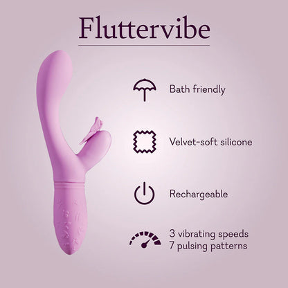 Fluttervibe – Vibrador de Doble Acción para el Punto G y Clítoris