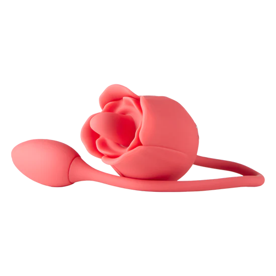 Petal Pleasure- Vibrador Doble con Teaser en Forma de Lengua