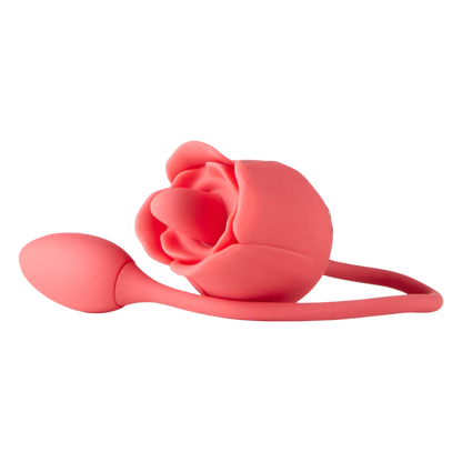 Petal Pleasure- Vibrador Doble con Teaser en Forma de Lengua