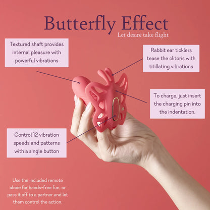 Butterfly Effect- Vibrador de panty con control remoto