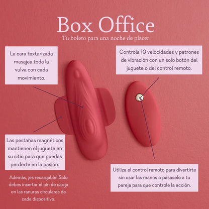 Box Office – Vibrador para Clítoris con Control Remoto