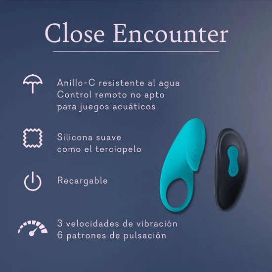 Close Encounter- El Tiburon/ Juguete para parejas con control remoto