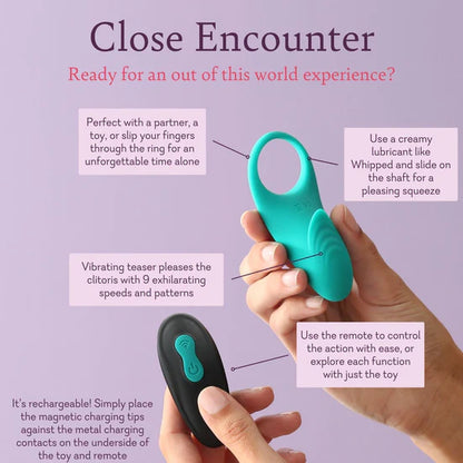 Close Encounter- El Tiburon/ Juguete para parejas con control remoto