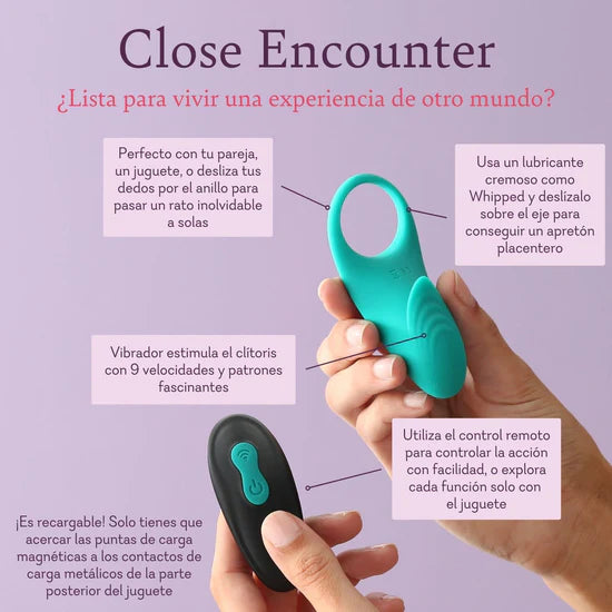 Close Encounter- El Tiburon/ Juguete para parejas con control remoto